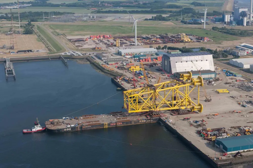 Kotug Smit were involved in detailed planning for the Culzean jacket loadout at Flushing (Kotug Smit Towage)