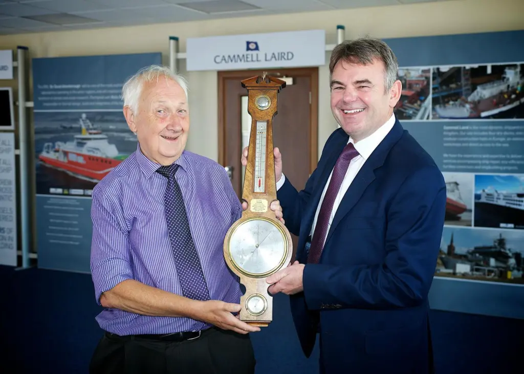 Cammell Laird’s Jim Clark and John Syvret CBE