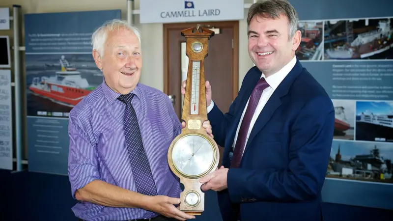 Cammell Laird’s Jim Clark and John Syvret CBE