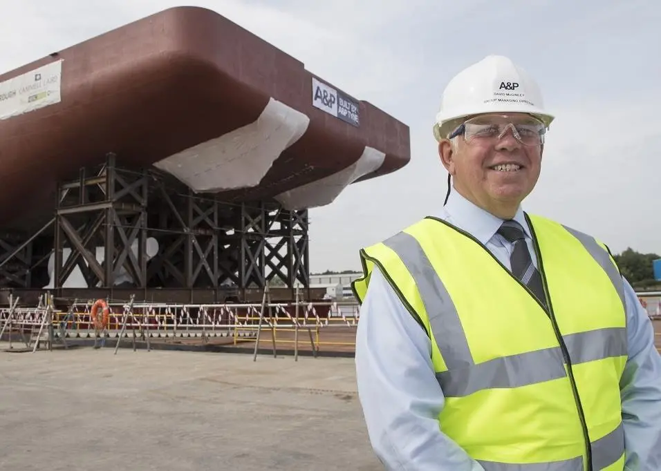 David McGinley, group managing director of A&P Group