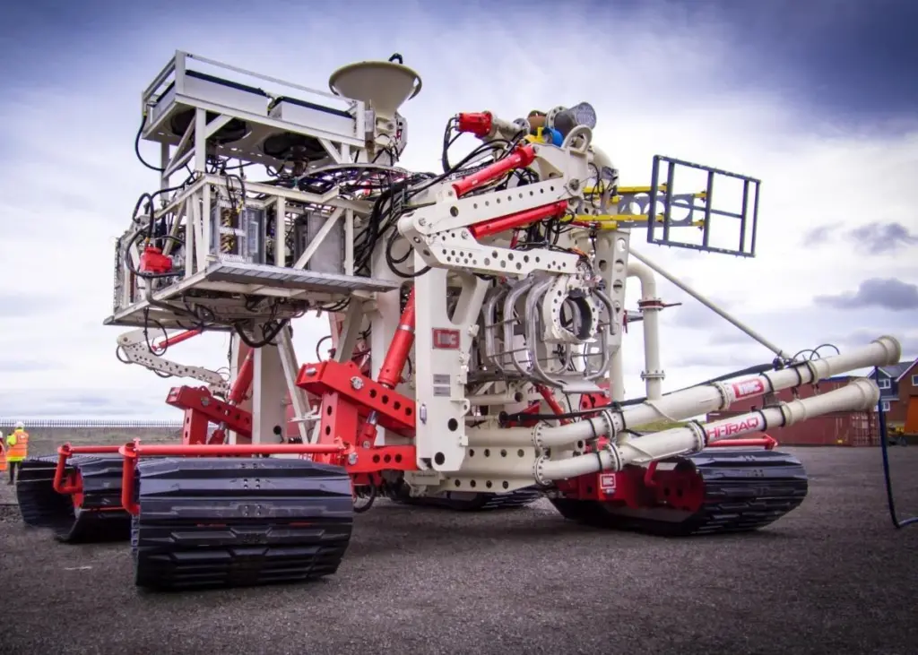 The Hi-Traq vehicle has recently completed onshore cutter testing and is entering final commissioning (Photo: Royal IHC)