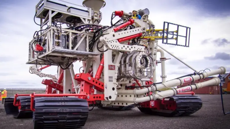 The Hi-Traq vehicle has recently completed onshore cutter testing and is entering final commissioning (Photo: Royal IHC)