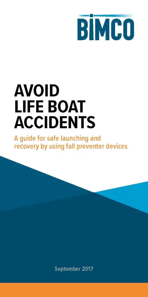The 'Avoid Lifeboat Accidents' pamphlet gives clear guidance on how to prevent accidents with on-load release systems