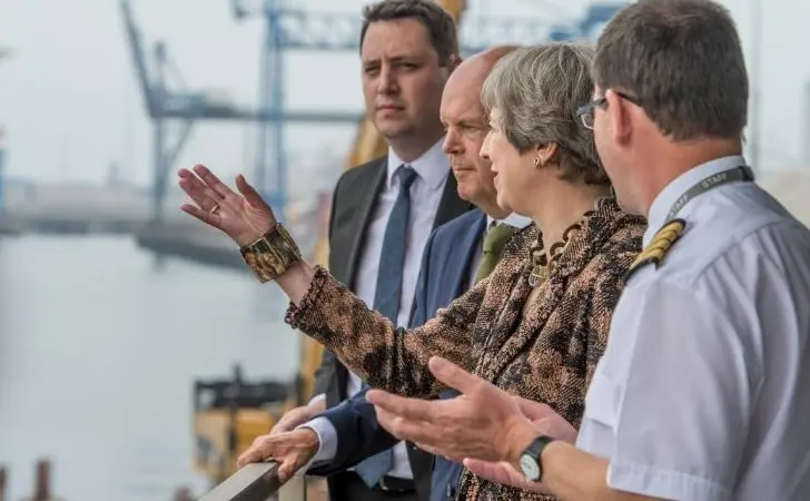 Prime Minister Theresa May recently visited Teesport