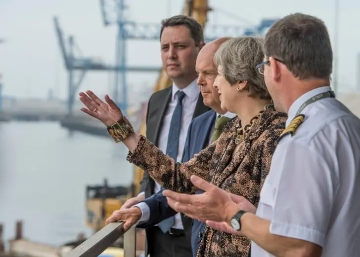 Prime Minister Theresa May recently visited Teesport