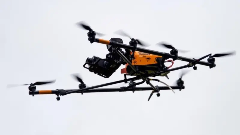 One of Texo Drone Services' Falcon UAVs