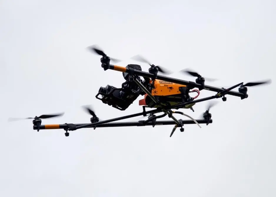 One of Texo Drone Services' Falcon UAVs
