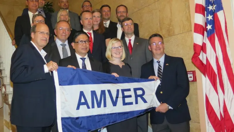 The 2016 AMVER Awards were held at the SMM exhibition in Hamburg Photo credit: USCG/Beverly Howard