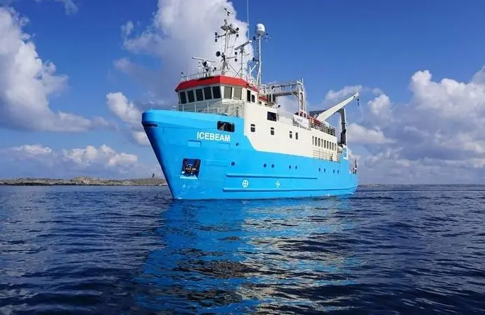 MMT have assigned their survey and ROV vessels 'Franklin' and 'IceBeam'- pictured here