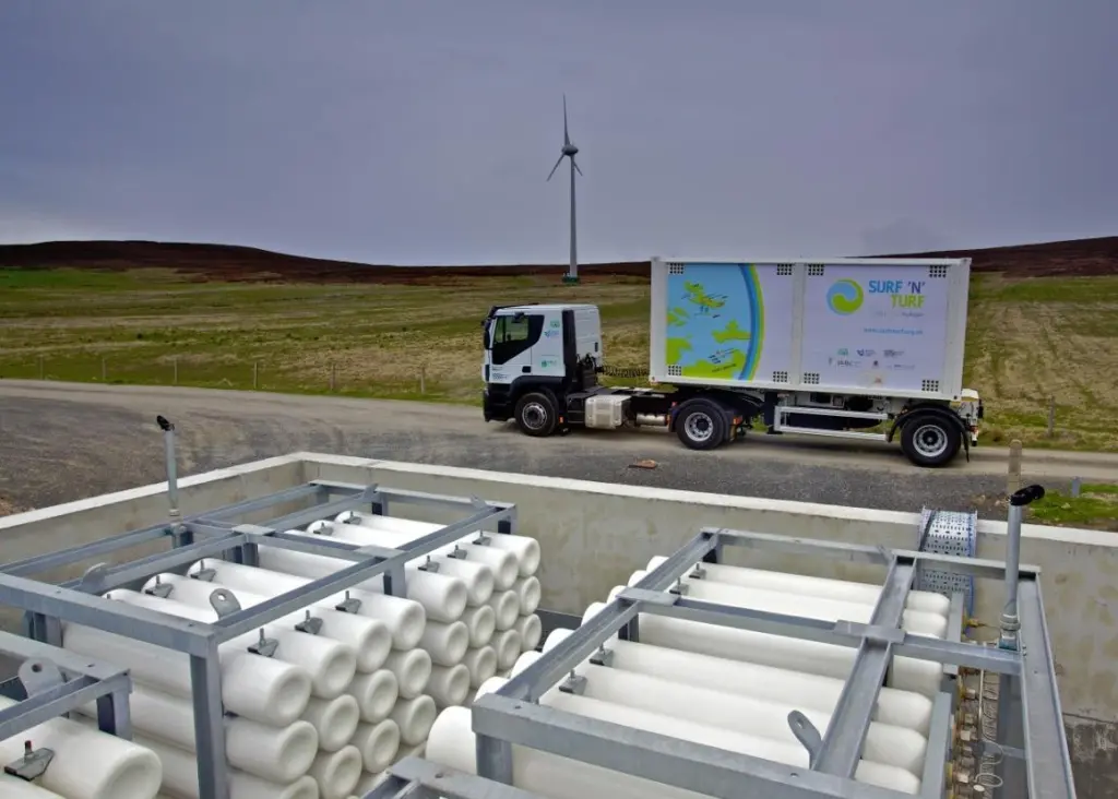 Once the waste energy is electrolysed into Hydrogen it can be moved around the island by road
