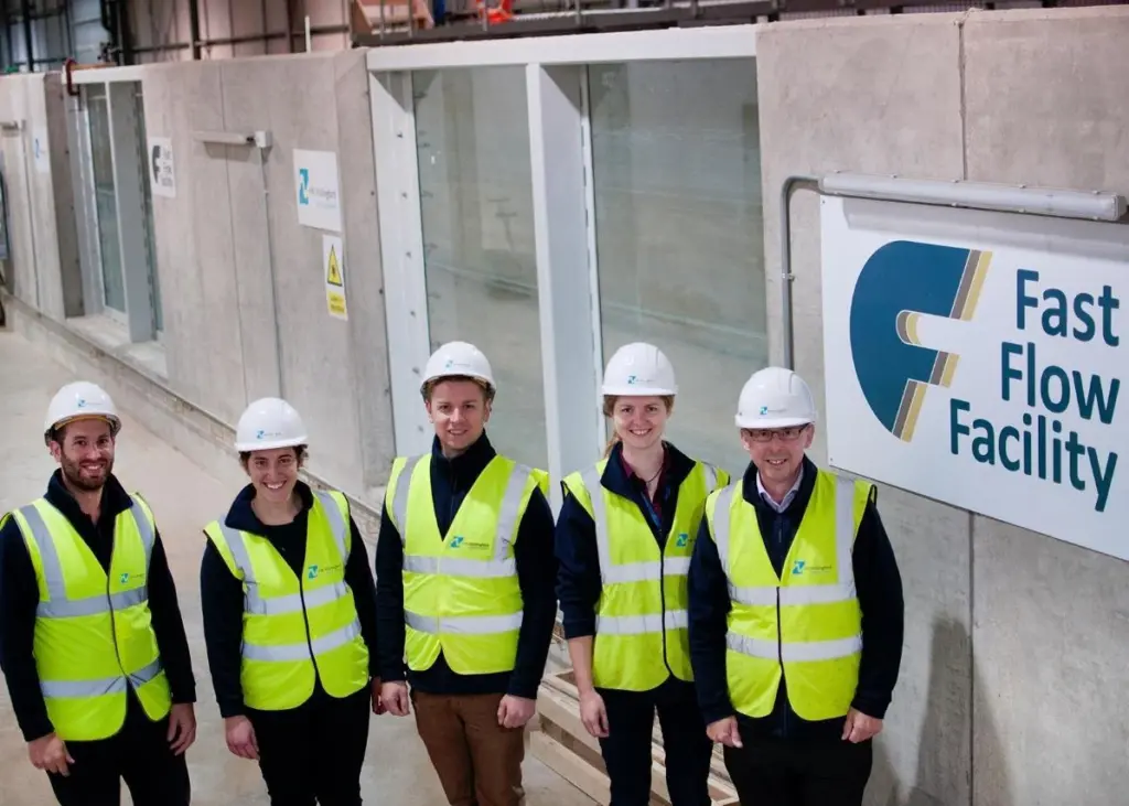 HR Wallingford’s Fast Flow Facility project team