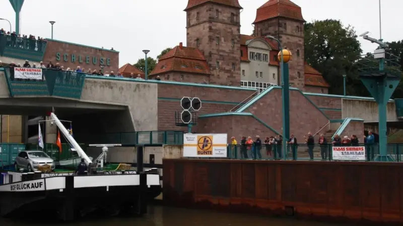 Minden lock adds a new dimension to European waterway transport  (Photo: WSV)