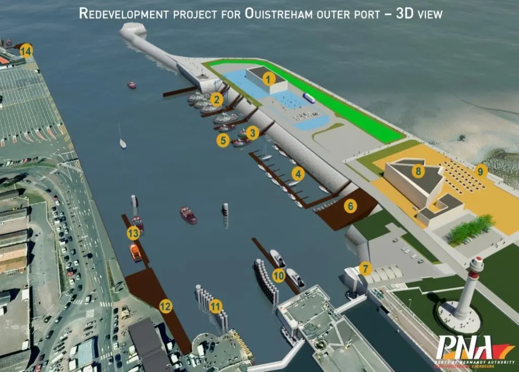 Redevelopment project for Ouistreham outer port