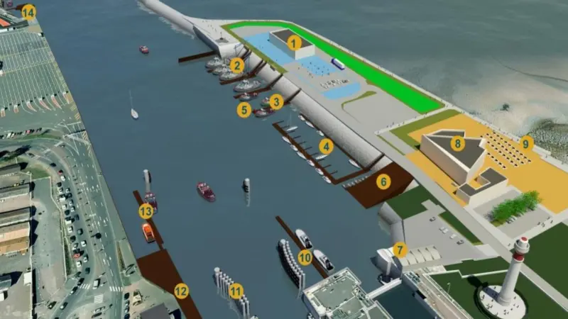Redevelopment project for Ouistreham outer port