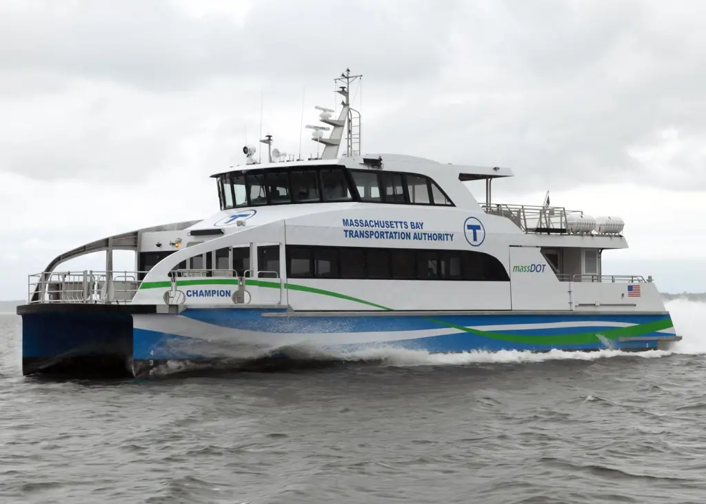 Incat's 500th vessel is the 27m catamaran passenger ferry 'Champion'