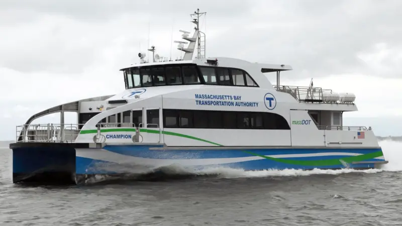 Incat's 500th vessel is the 27m catamaran passenger ferry 'Champion'