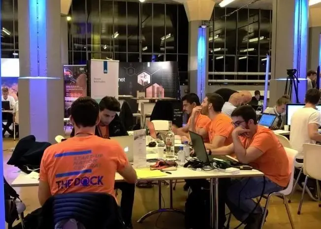 The DockTech team, working late on a ‘predictive dredging’ ap