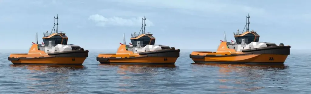 Wärtsilä has introduced three new tug designs featuring its HY propulsion system