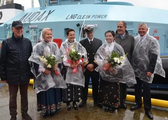 Even bad weather did not dampen Østensjø Rederi’s three vessel naming ceremony