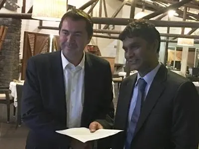 Vincent Faujour and Laurent Virapoullé
