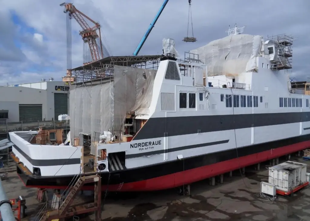 The WDR’s Norderaue nears completion at Neptun