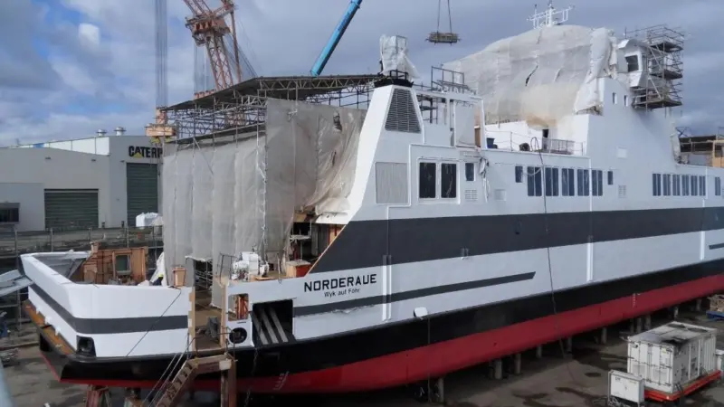 The WDR’s Norderaue nears completion at Neptun