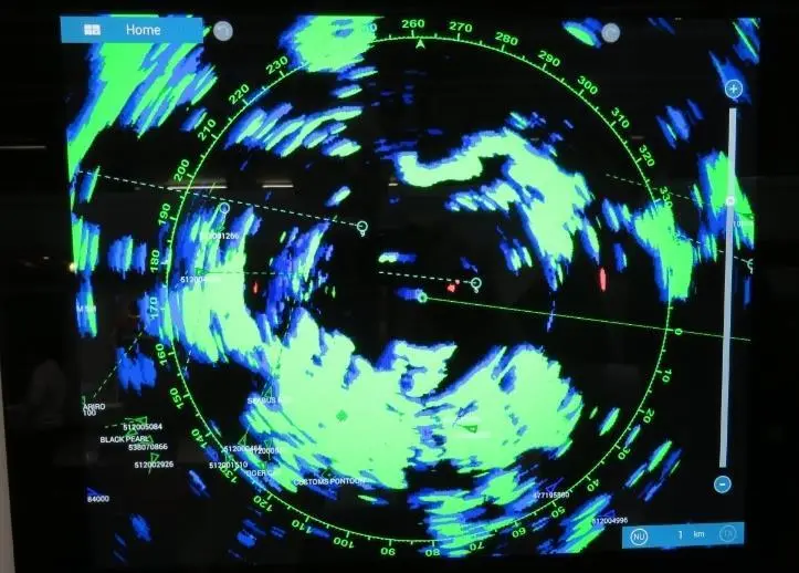 The new radar also features Fast Target Tracking for up to 100 targets
