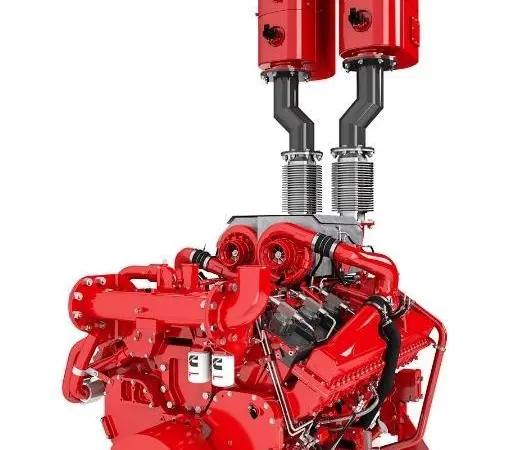 QSK38 with the Cummins aftertreatment
