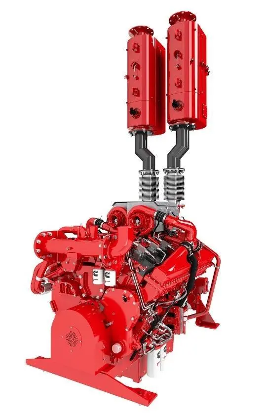 QSK38 with the Cummins aftertreatment