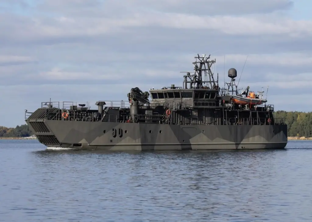 The mid-life upgrade consisted of replacing all ship systems and bringing new systems onboard