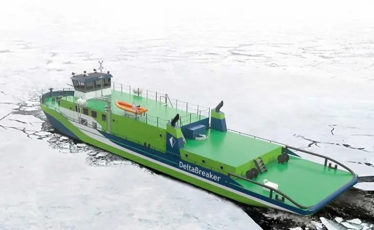 LNG-powered ice-class pusher tug (Deltamarin)