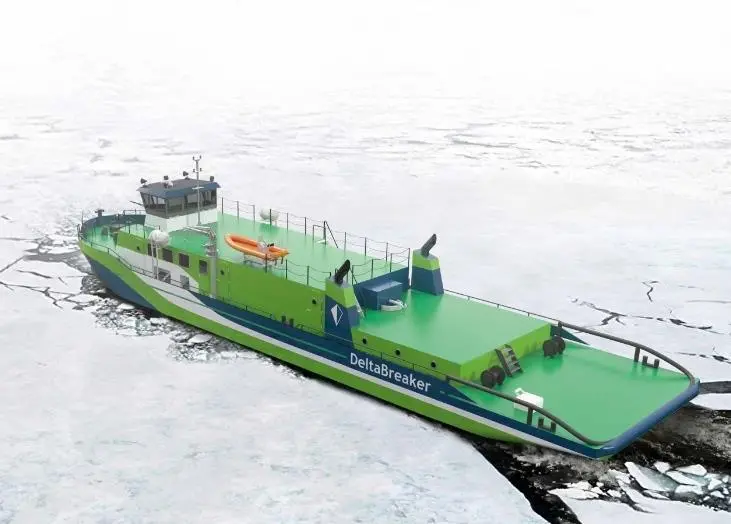 LNG-powered ice-class pusher tug (Deltamarin)