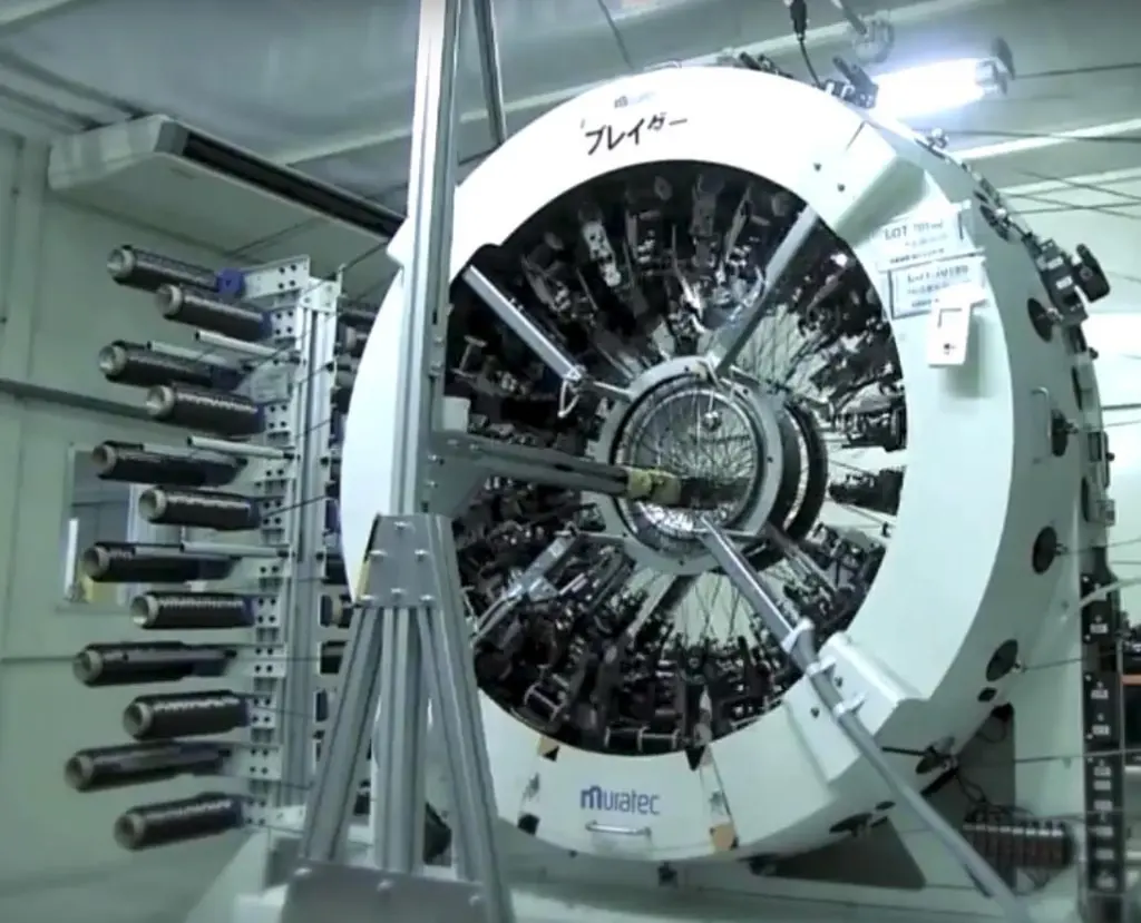 Technologies like 3D weaving machines, created for the automotive sector, could filter down into the marine industry. Image:  Autoline