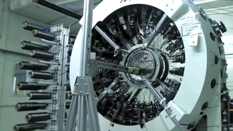 Technologies like 3D weaving machines, created for the automotive sector, could filter down into the marine industry. Image:  Autoline