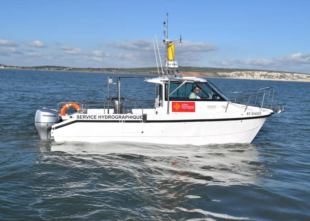 Cheetah's 7.9m 'Archi-Med' will be used for hydrographic work including seafloor mapping