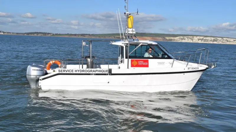 Cheetah's 7.9m 'Archi-Med' will be used for hydrographic work including seafloor mapping
