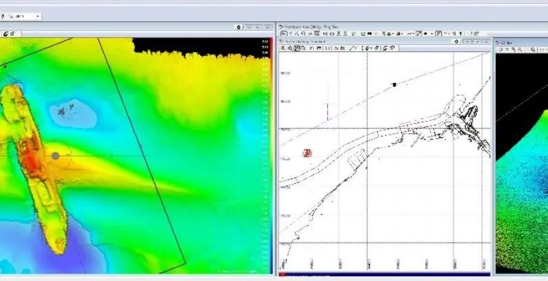 Teledyne PDS is used for processing the data and the initial stage of charting before exporting to AutoCAD