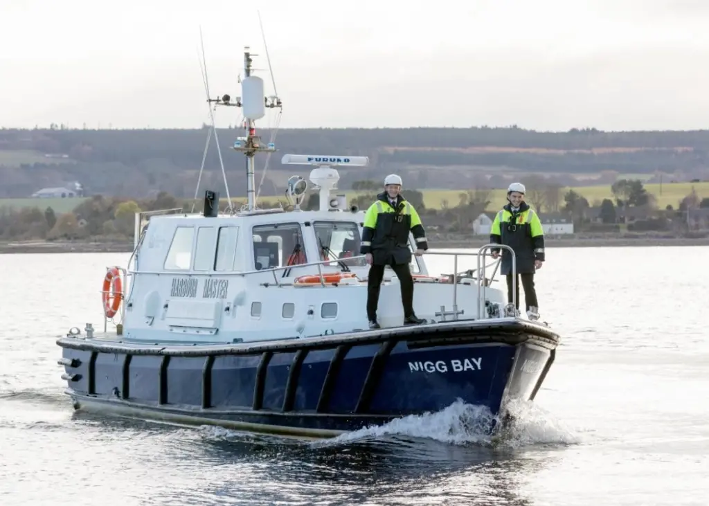 Tom Feakins and Ben Thomson, Port of Cromarty Firth's latest Pilot recruits