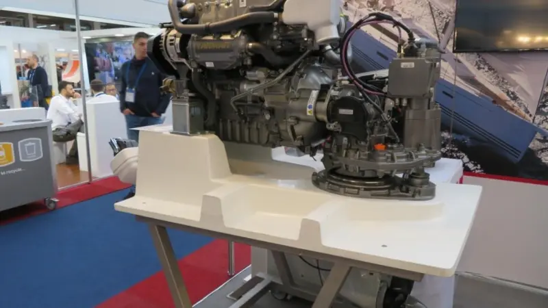 This propulsion pod combination has been developed in cooperation with the German gearbox manufacturer ZF