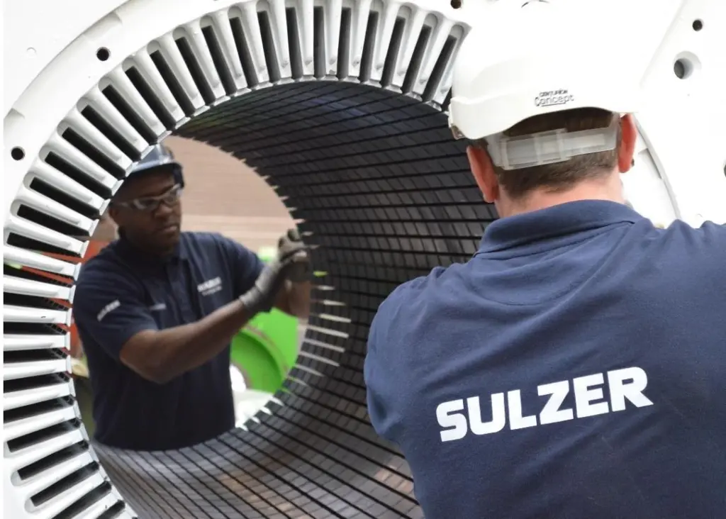 Independent repair specialists can work on components from a wide variety of wind turbine designs (Photo: Sulzer)