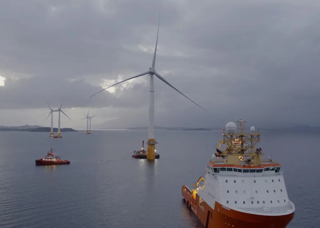 Statoil Hywind floating turbine