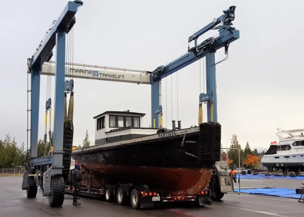 'Parthia' was a perennial participant and winner of several Olympia Harbour Days tugboat races