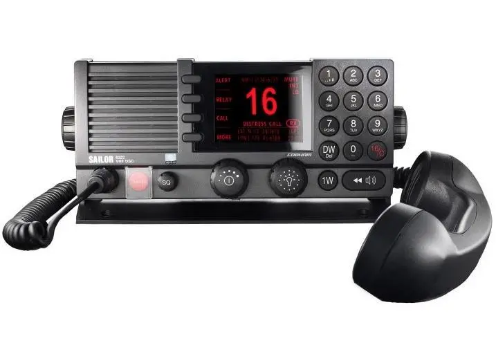 'Samsun' has three Sailor 6222 VHF DSC Class A systems on board