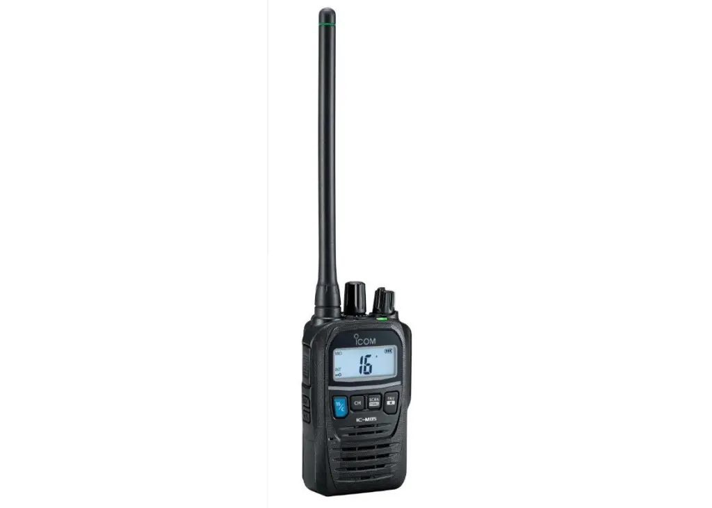 The IC-M85E can be used for both marine and basic PBR applications
