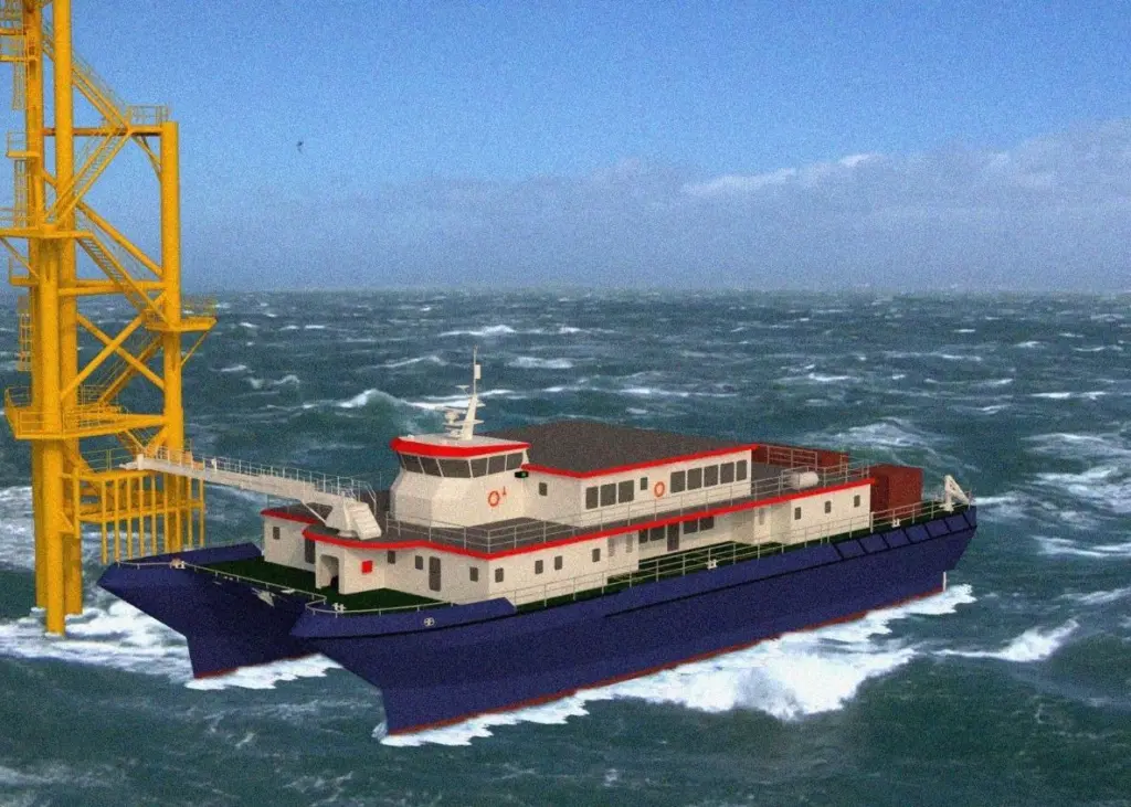 Typhoon class SWATH from Ad Hoc Marine Designs