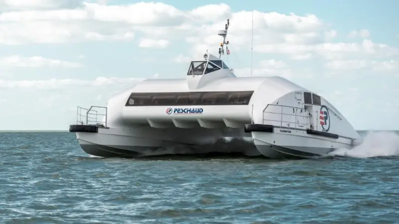 This striking looking design has been developed for the operator Peschaud International