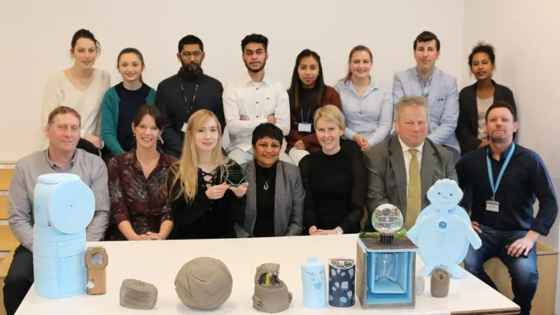 The BinForGreenSeas project saw nine students create designs for an iconic beach waste bin to help reduce seaside waste