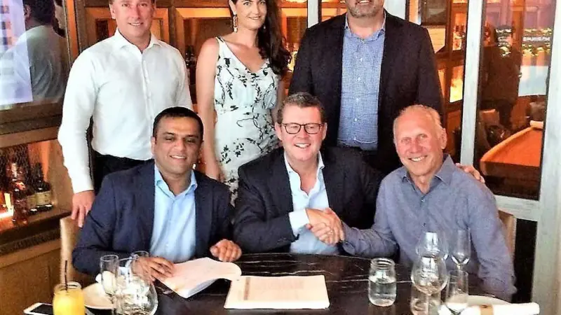The official contract signing for the Port Hedland contract (Kotug)