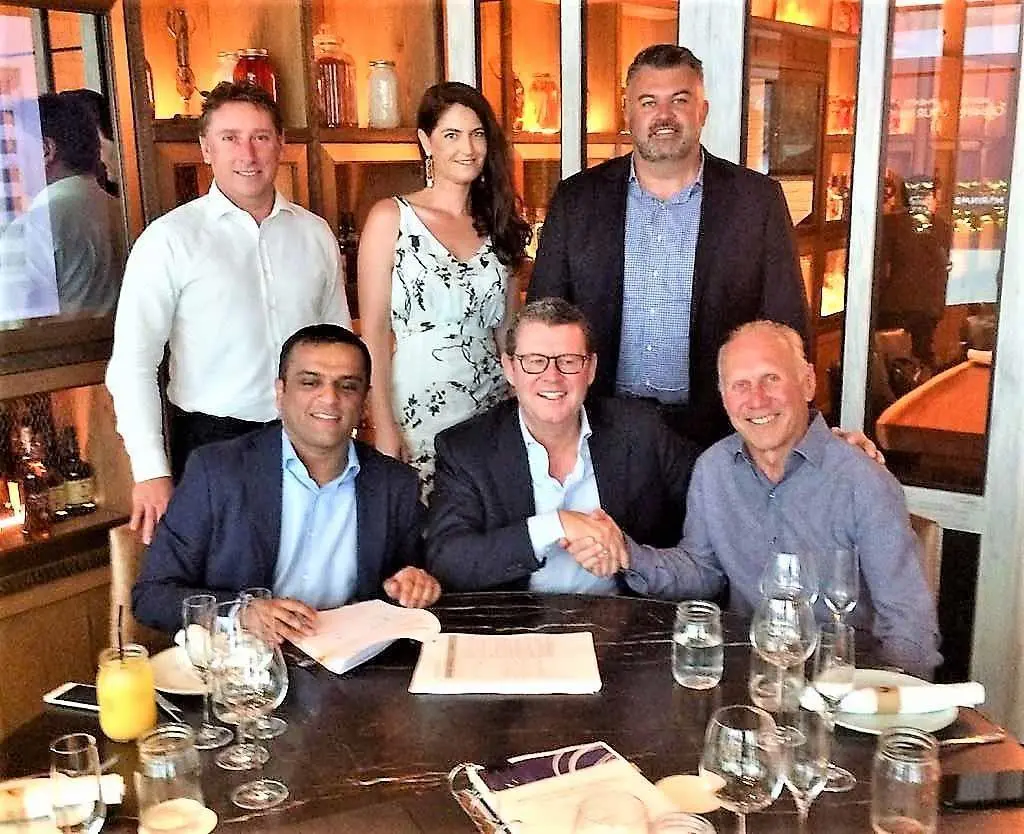 The official contract signing for the Port Hedland contract (Kotug)
