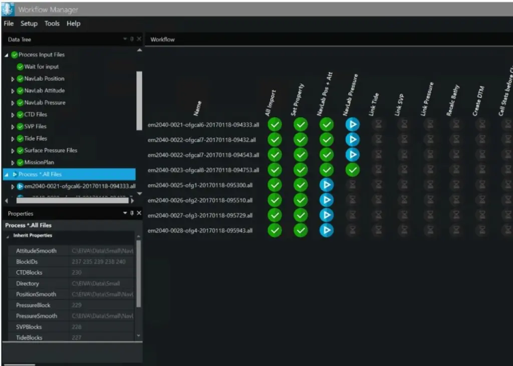 EIVA's configurable NaviSuite Workflow Manager automates the small steps data processers usually go through